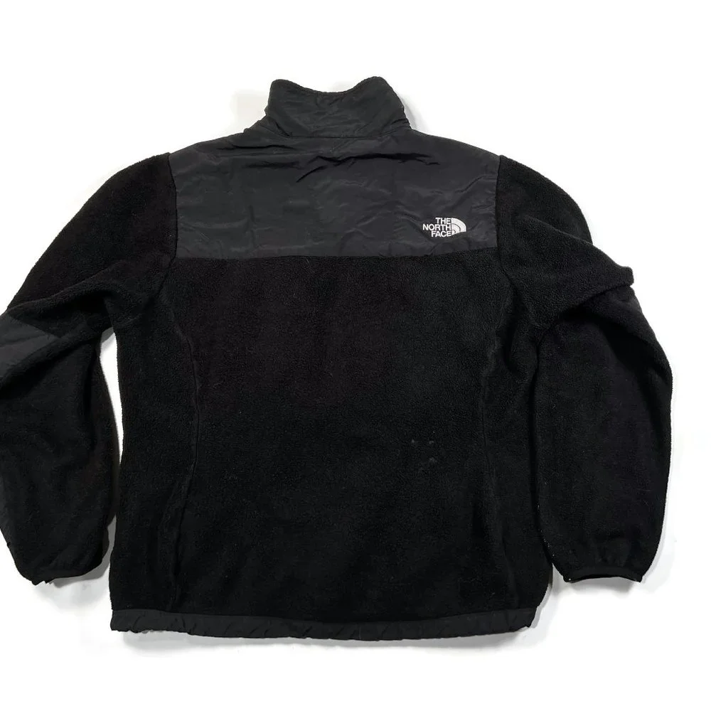 The North‎ Face Denali Jacket Womens Medium Black Full Zip Fleece Polartec